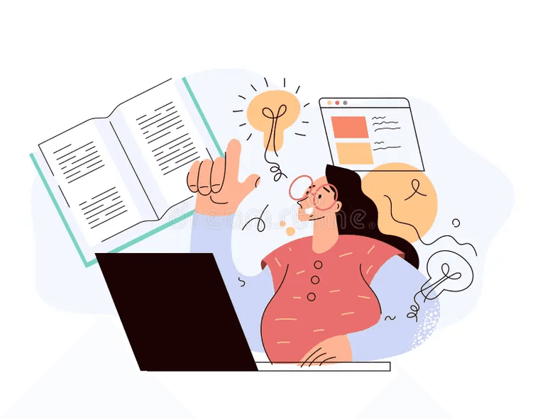 Woman working on design